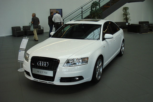 białe audi