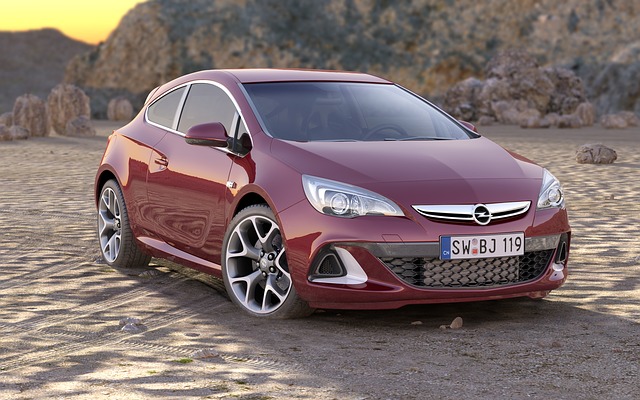 opel na piasku